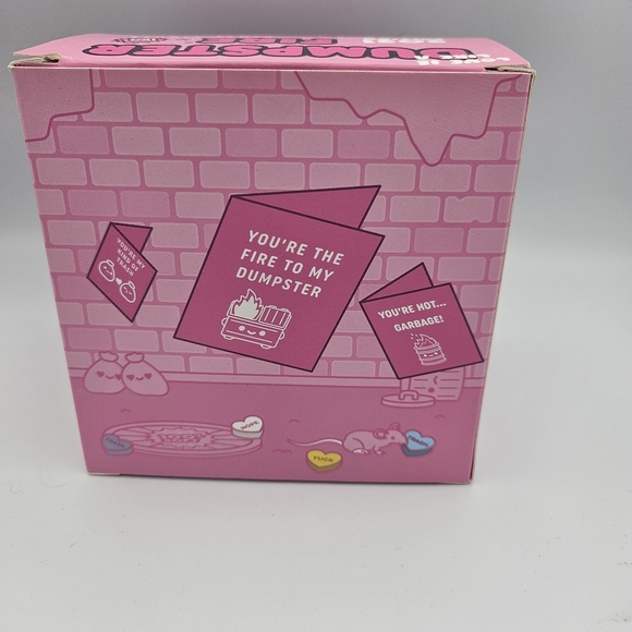 100% Soft Love is like a Dumpster Fire Valentines 2021 Edition Pink Candy Vinyl - Picture 3 of 12